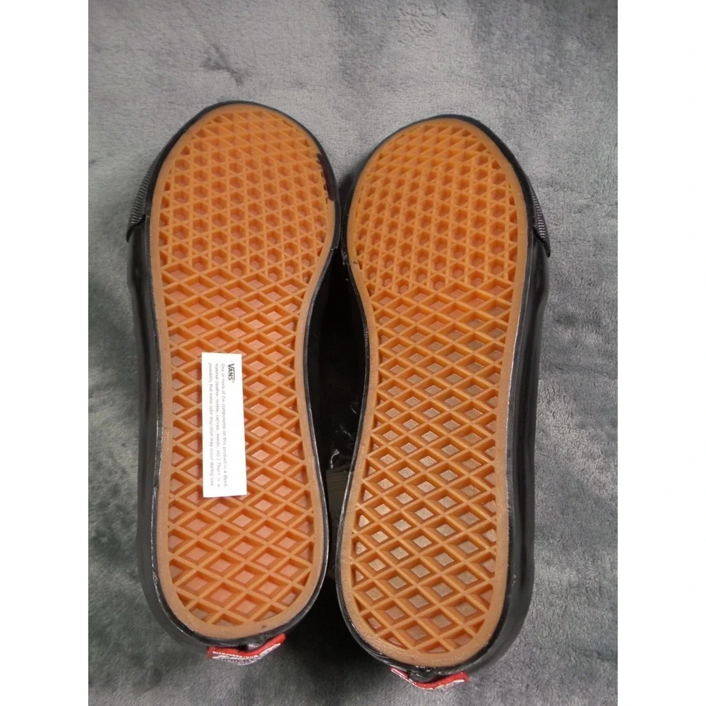 Vans Skate Sk8-Low Shoes Mens Size 10.5 Black PopCush Duracap Sneakers NWOB